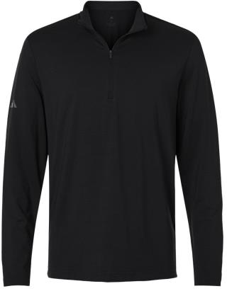 Textured Stripe Quarter-Zip Pullover