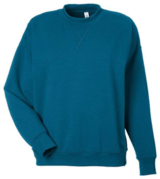 127B6 - Ladies Vintage Oversized Pullover Sweatshirt