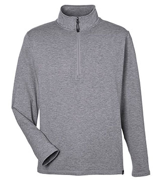 314B6 - Fairway Marbled Jersey Quarter-Zip Pullover