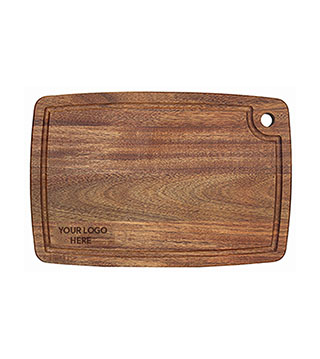 15" Acacia Cutting Board with Juice Groove