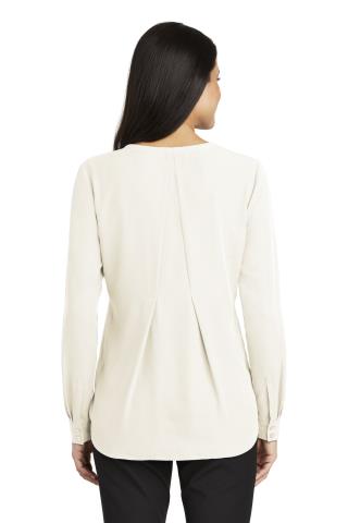 Ladies' L/S Button-Front Blouse