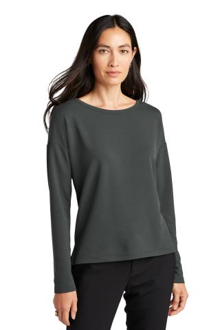 Women's Stretch Drop Shoulder Pullover