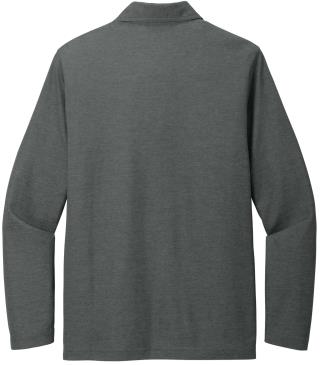 Oceanside Heather Long Sleeve Polo